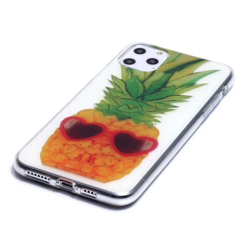 Skal för iPhone 11 Pro Max Transparent Inkognito Ananas