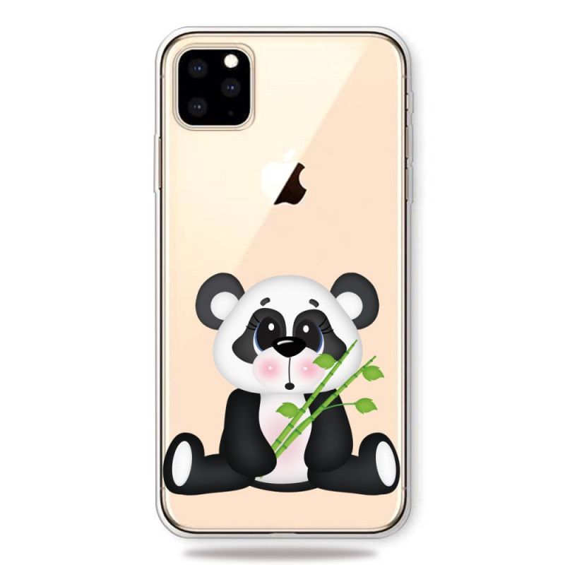 Skal för iPhone 11 Pro Max Transparent Ledsen Panda