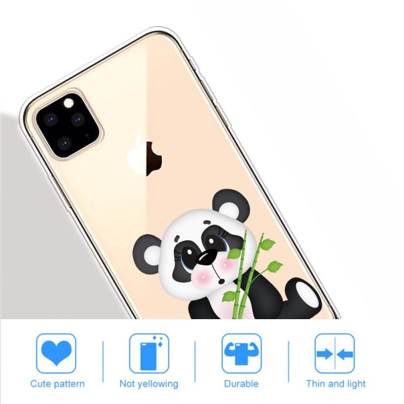 Skal för iPhone 11 Pro Max Transparent Ledsen Panda