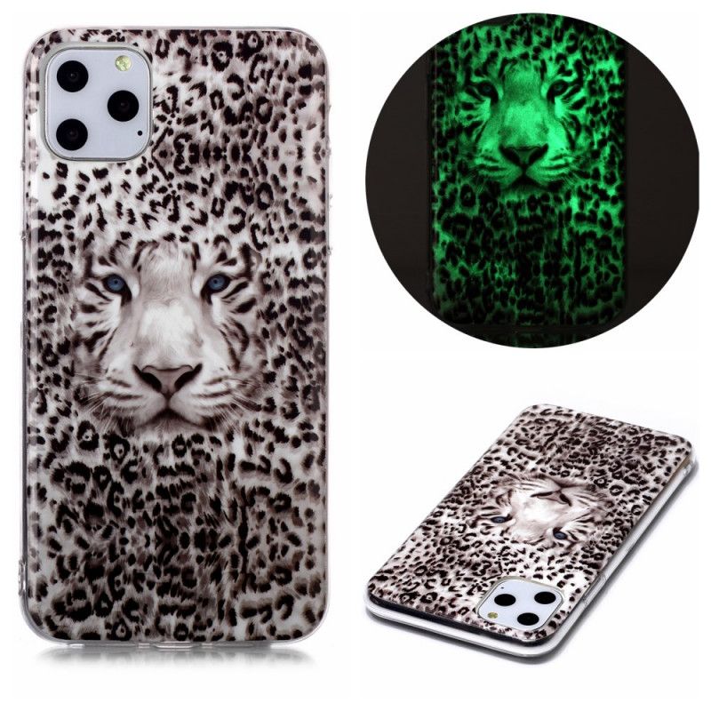 Skal iPhone 11 Pro Max Mobilskal Fluorescerande Leopard