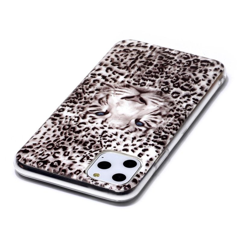 Skal iPhone 11 Pro Max Mobilskal Fluorescerande Leopard