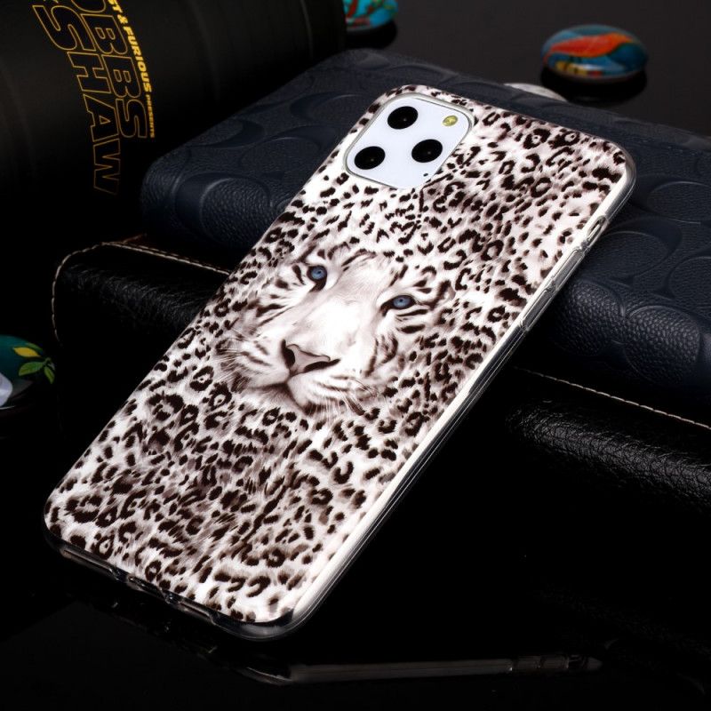 Skal iPhone 11 Pro Max Mobilskal Fluorescerande Leopard