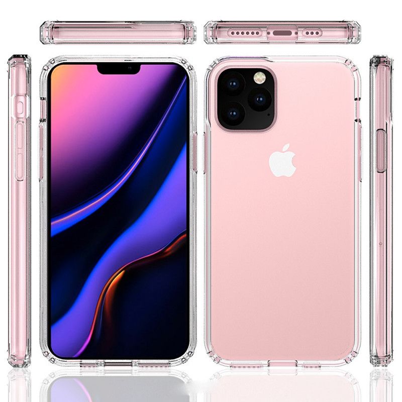 Skal iPhone 11 Pro Max Mobilskal Transparent Hybriddesign