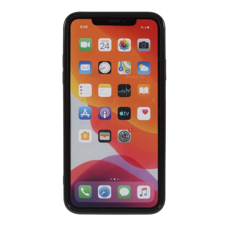 Skal iPhone 11 Pro Max Svart Flexibel Mattsilikon