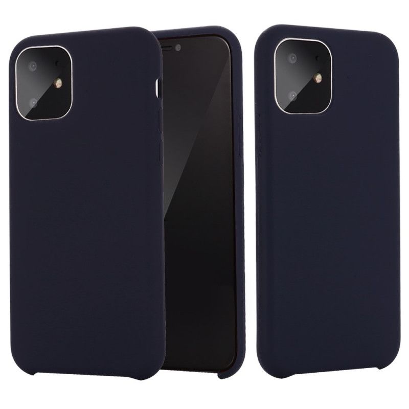 Skal iPhone 11 Pro Max Svart Flytande Silikon