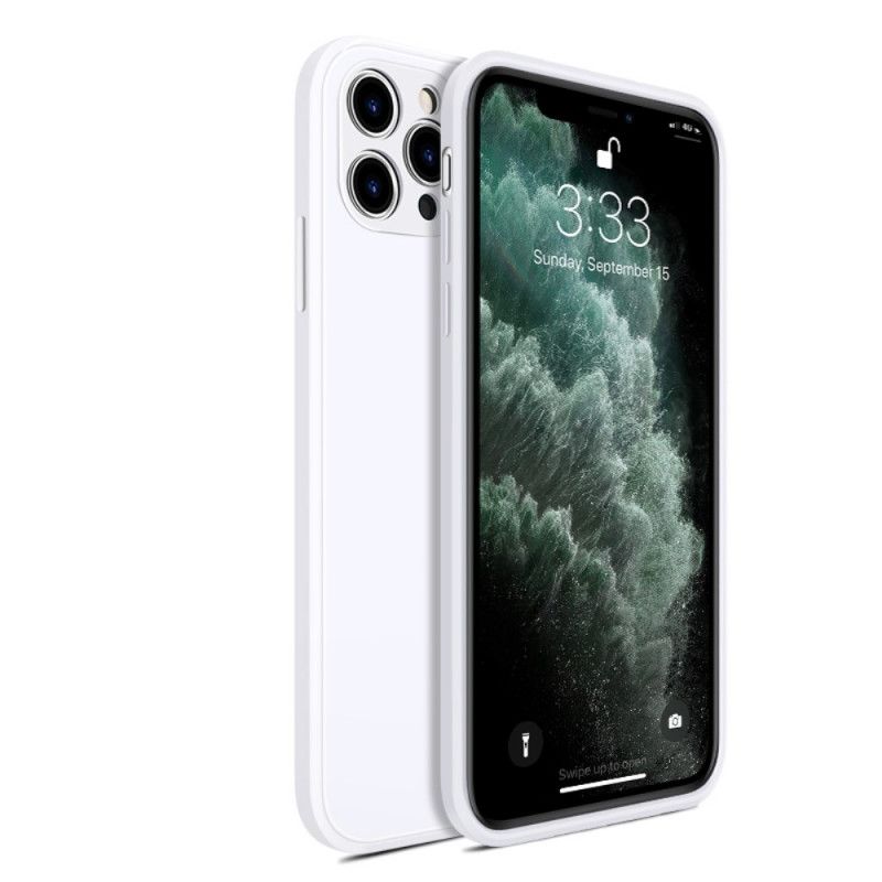 Skal iPhone 11 Pro Max Svart Flytande Silikon På X-Nivå