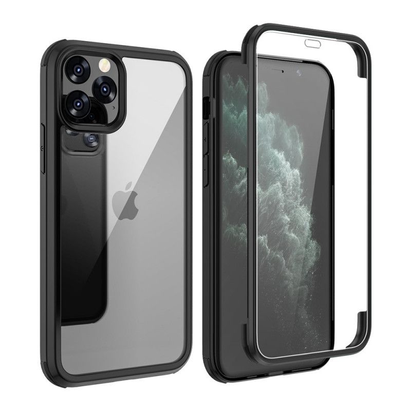 Skal iPhone 11 Pro Max Svart Härdat Glas Fram Och Bak