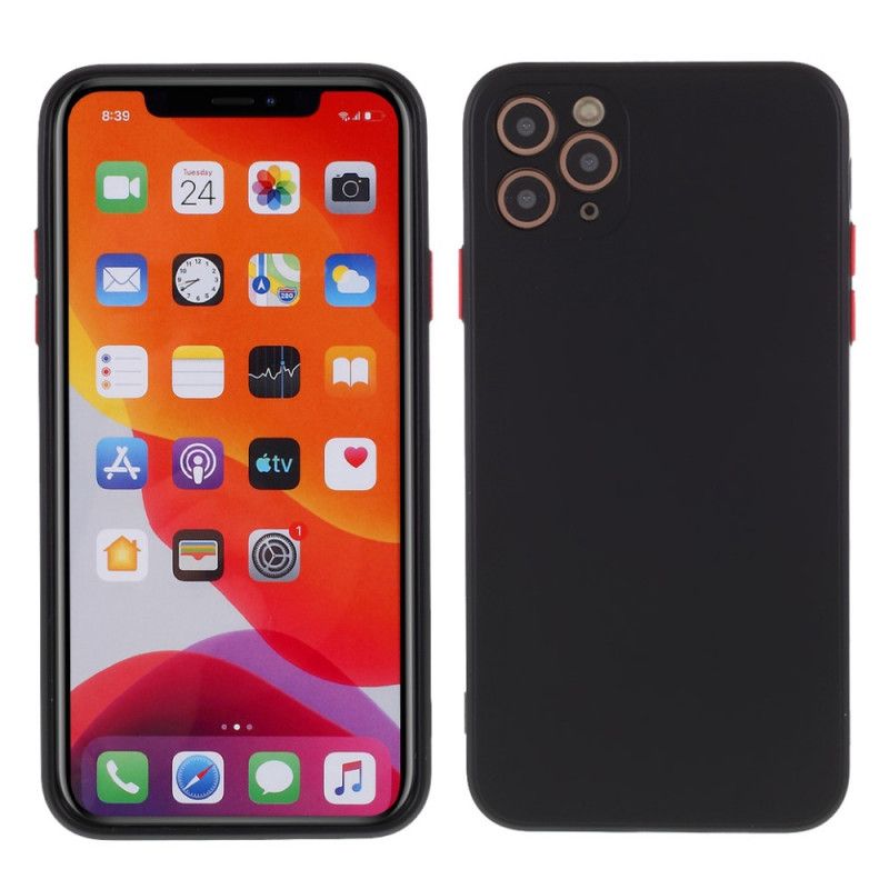 Skal iPhone 11 Pro Max Svart Kontrasterande Färger