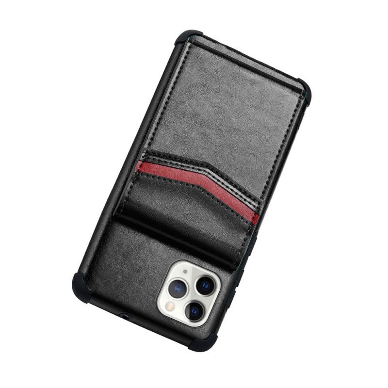 Skal iPhone 11 Pro Max Svart Korthållare Med Lock