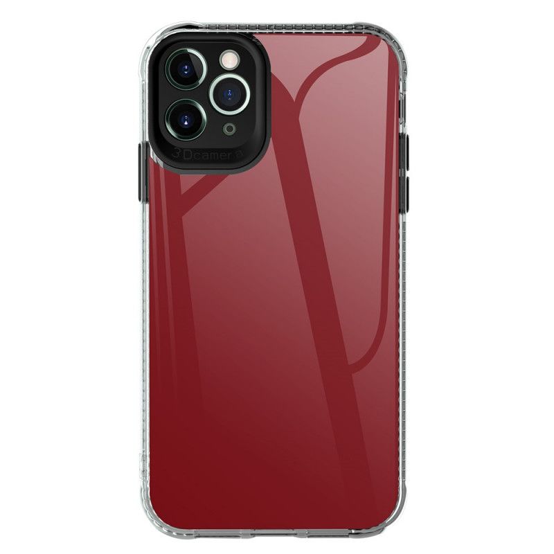 Skal iPhone 11 Pro Max Svart Mac Färgglada Strukturerade Kanter