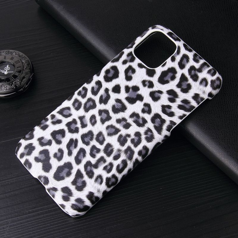 Skal iPhone 11 Pro Max Vit Leopardhudeffekt