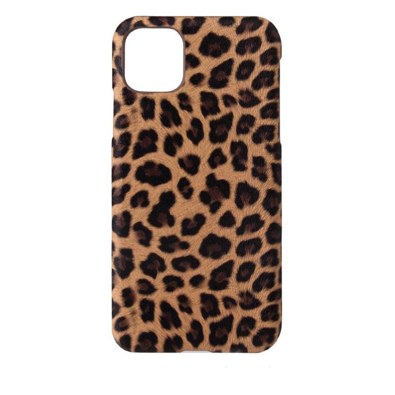 Skal iPhone 11 Pro Max Vit Leopardhudeffekt