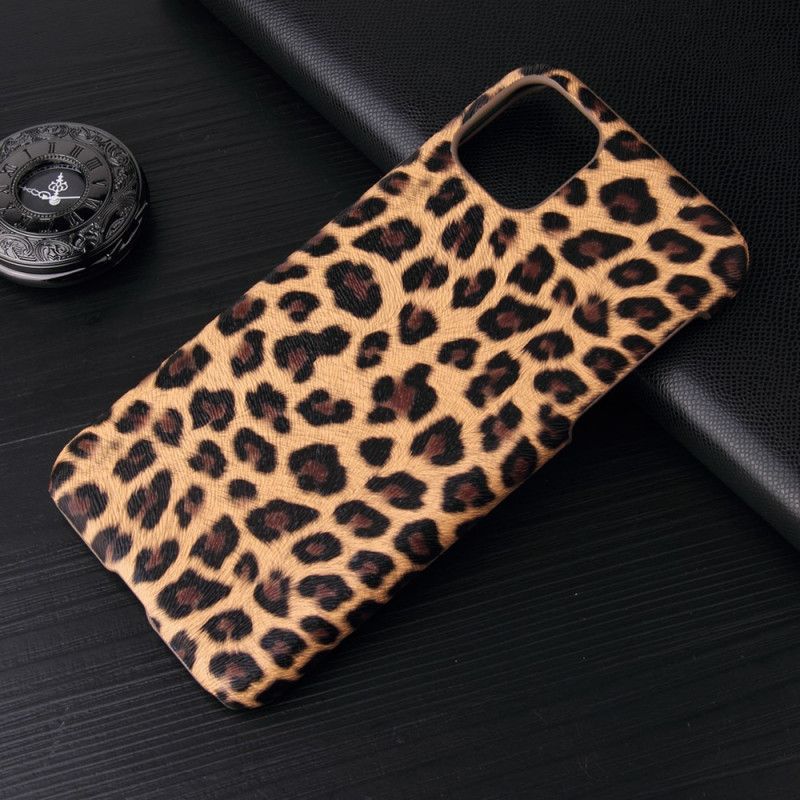 Skal iPhone 11 Pro Max Vit Leopardhudeffekt