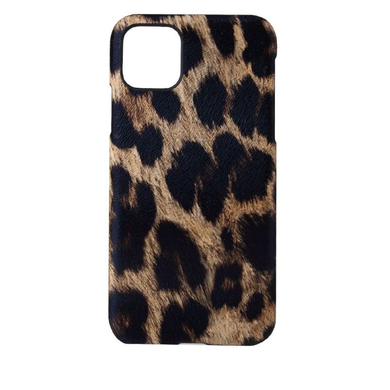 Skal iPhone 11 Pro Max Vit Leopardhudeffekt