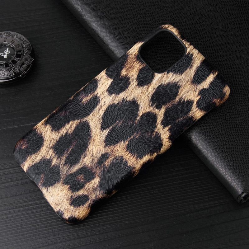 Skal iPhone 11 Pro Max Vit Leopardhudeffekt