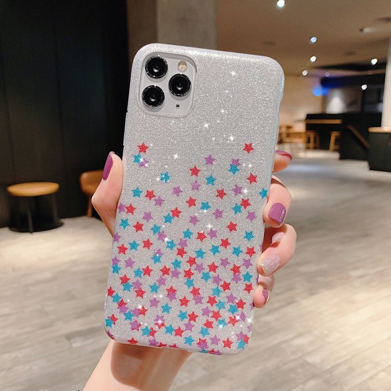 Skal iPhone 11 Pro Max Vit Stjärnglitter