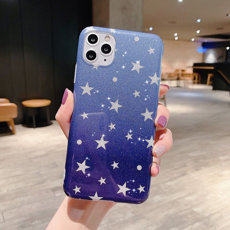 Skal iPhone 11 Pro Max Vit Stjärnglitter