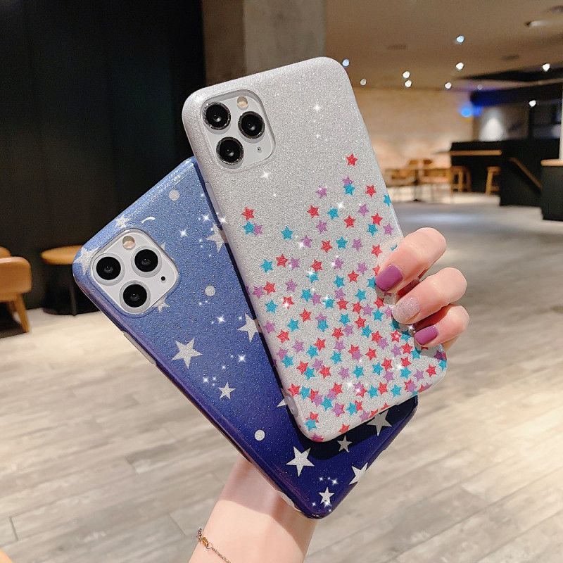 Skal iPhone 11 Pro Max Vit Stjärnglitter