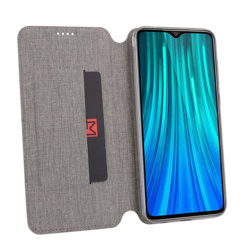 Folio-fodral Xiaomi Redmi Note 8 Svart Texturerat