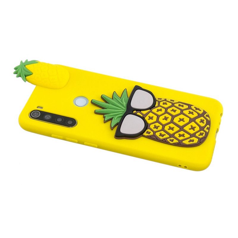 Skal för Xiaomi Redmi Note 8 3D Cool Ananas