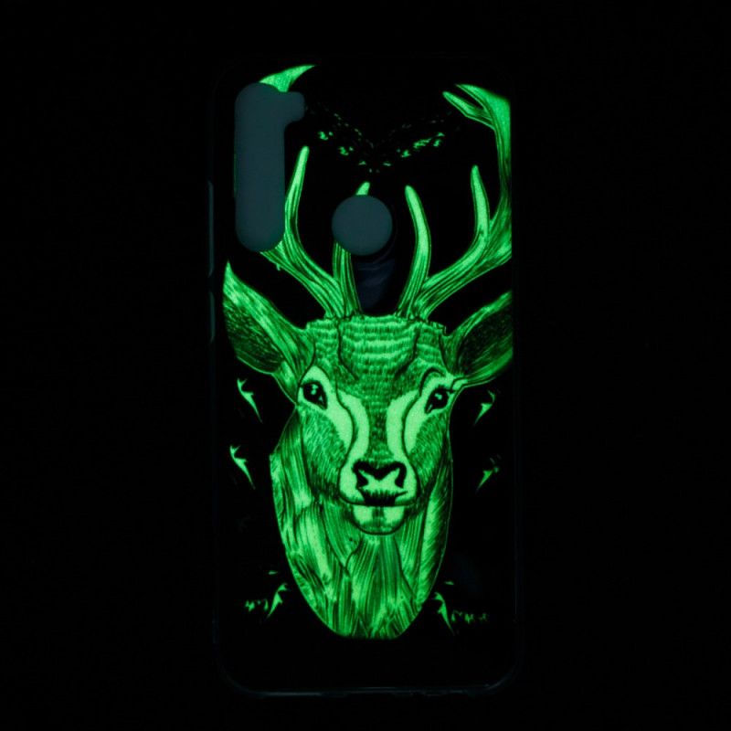 Skal för Xiaomi Redmi Note 8 Fluorescerande Majestätisk Hjort