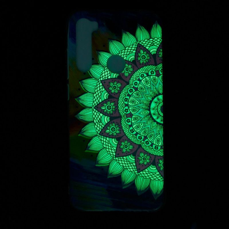 Skal Xiaomi Redmi Note 8 Fluorescerande Mandala