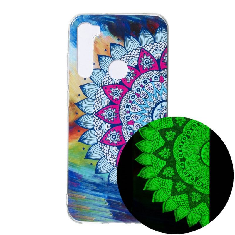 Skal Xiaomi Redmi Note 8 Fluorescerande Mandala