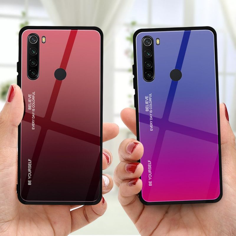 Skal Xiaomi Redmi Note 8 Röd Galvaniserad Färg