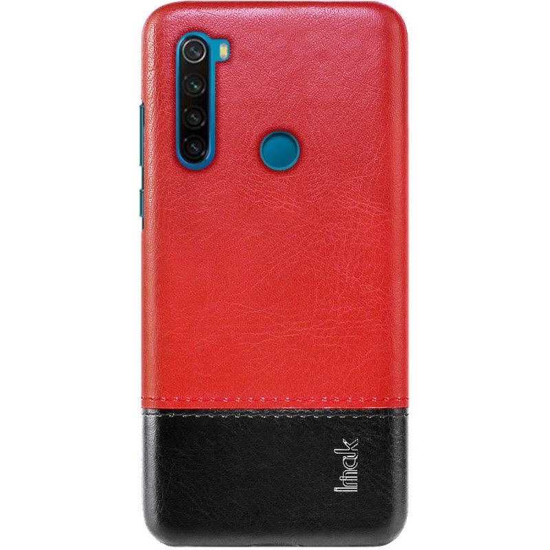 Skal Xiaomi Redmi Note 8 Röd Imak Ruiyi-Serien Lädereffekt