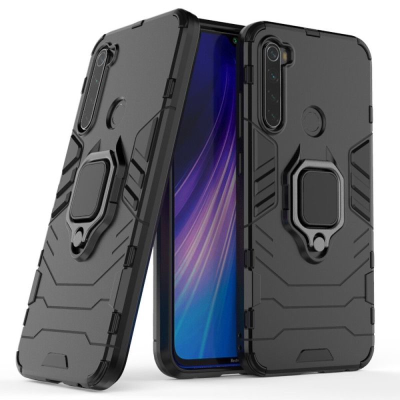 Skal Xiaomi Redmi Note 8 Svart Mobilskal Resistent Ring