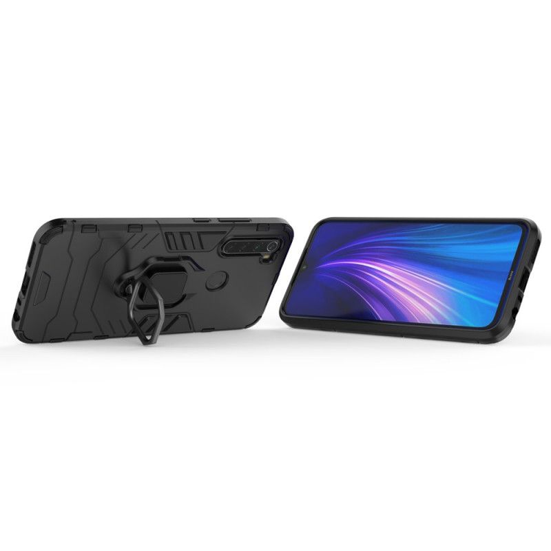 Skal Xiaomi Redmi Note 8 Svart Mobilskal Resistent Ring