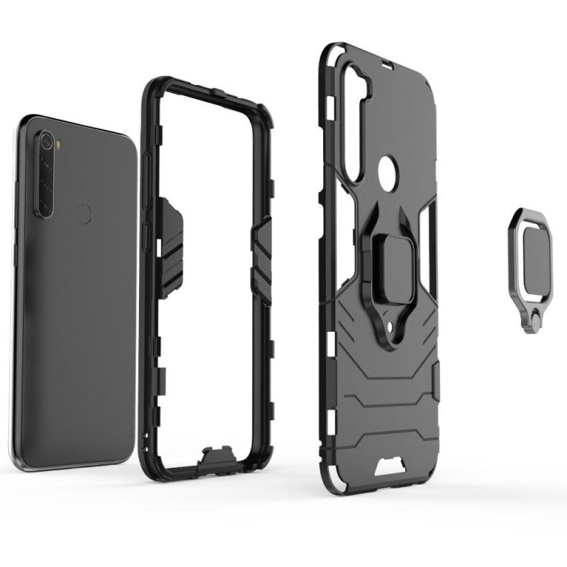 Skal Xiaomi Redmi Note 8 Svart Mobilskal Resistent Ring