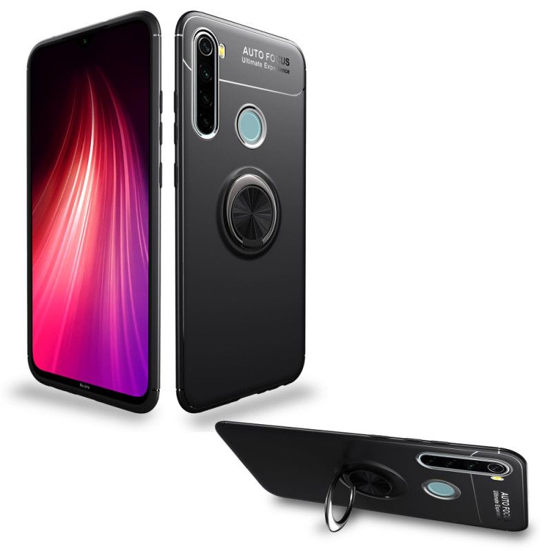 Skal Xiaomi Redmi Note 8 Svart Roterande Ring