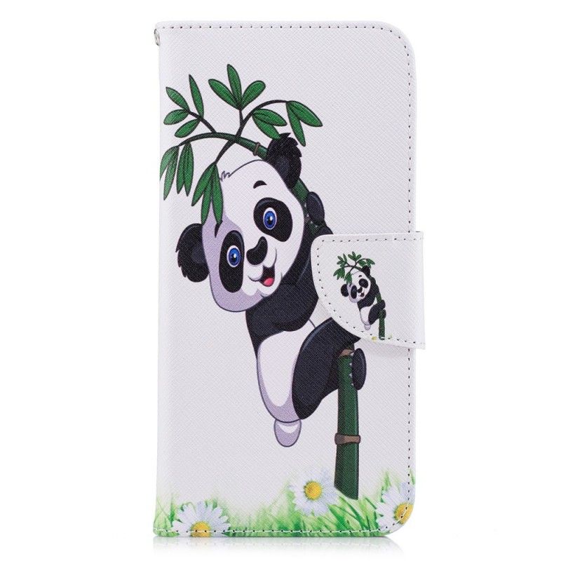 Fodral för Huawei P Smart Panda På Bambu