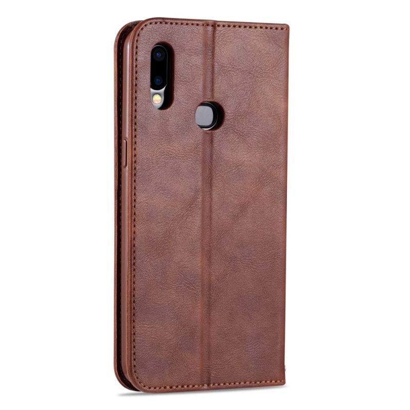 Folio-fodral Samsung Galaxy A10s Svart Retro Azns