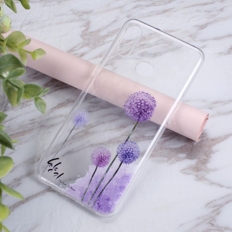 Skal för Samsung Galaxy A10s Transparent Färgade Maskrosor