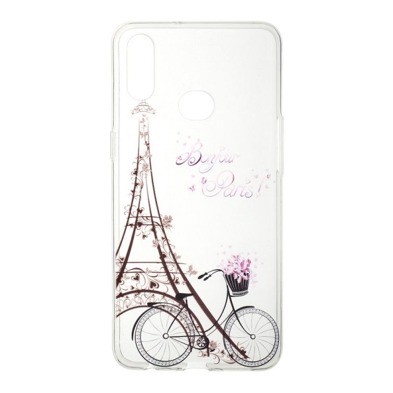 Skal Samsung Galaxy A10s Mobilskal Transparent Hej Paris