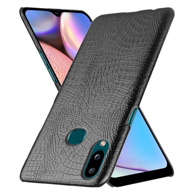 Skal Samsung Galaxy A10s Svart Krokodilhudeffekt