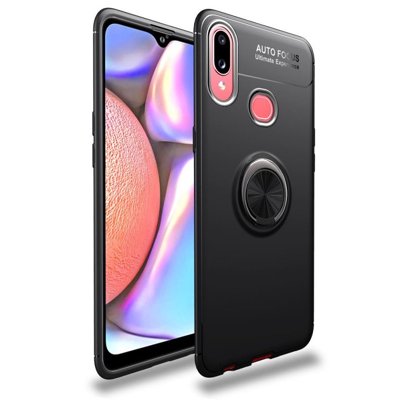 Skal Samsung Galaxy A10s Svart Lenuo Roterande Ring