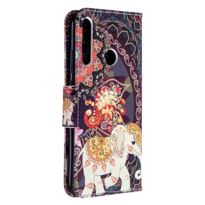 Fodral för Huawei P40 Lite E / Y7p Etnisk Elefantmandala