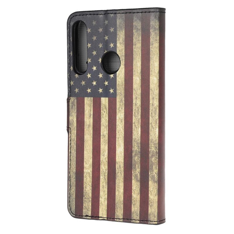 Fodral Huawei P40 Lite E / Y7p Amerikansk Flagga