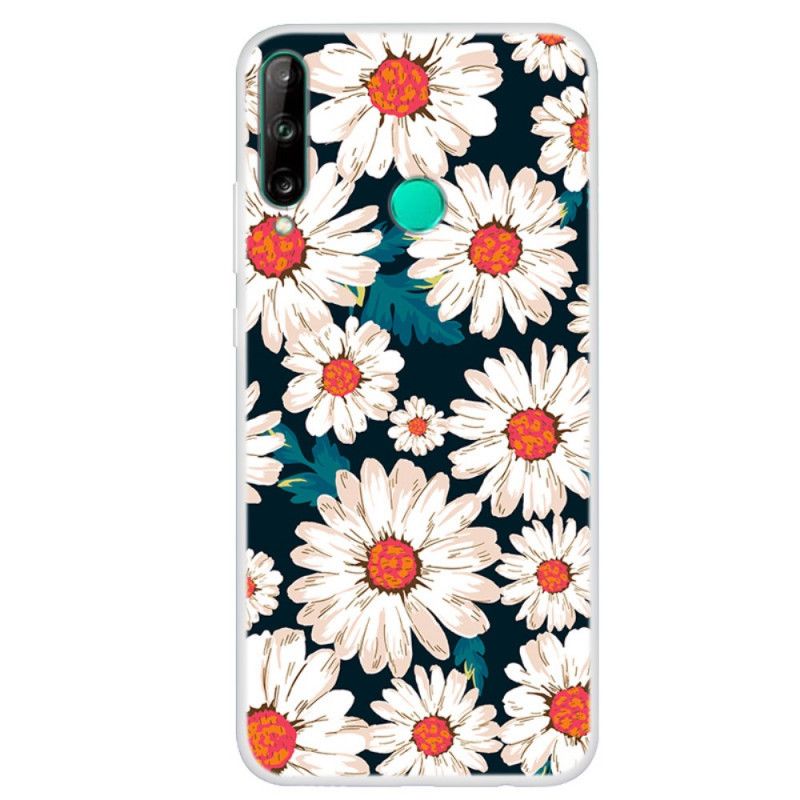 Skal för Huawei P40 Lite E / Y7p Vit Frihetsblommor