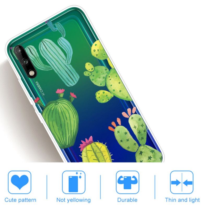 Skal Huawei P40 Lite E / Y7p Akvarellkaktus