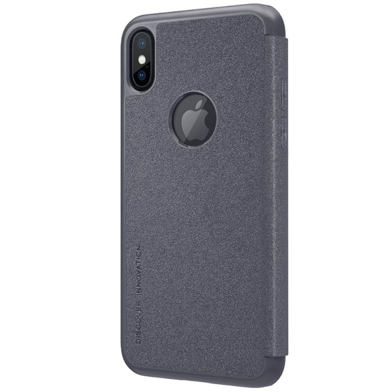 Folio-fodral för iPhone X Svart Nillkin