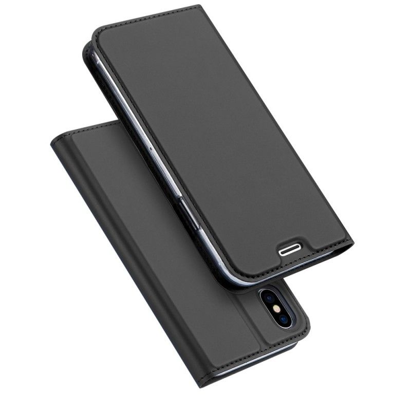 Folio-fodral iPhone X Svart Harmonisk