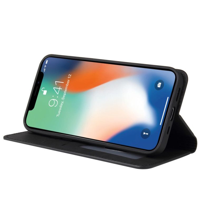 Folio-fodral iPhone X Svart Silkeslen Beröringstriangel