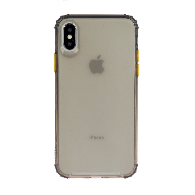 Skal för iPhone X Färgade Förstärkta Hörn