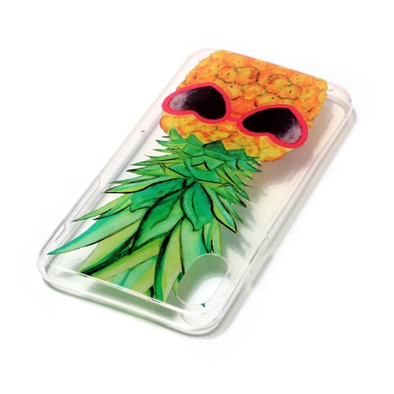 Skal för iPhone X Transparent Inkognito-Ananas