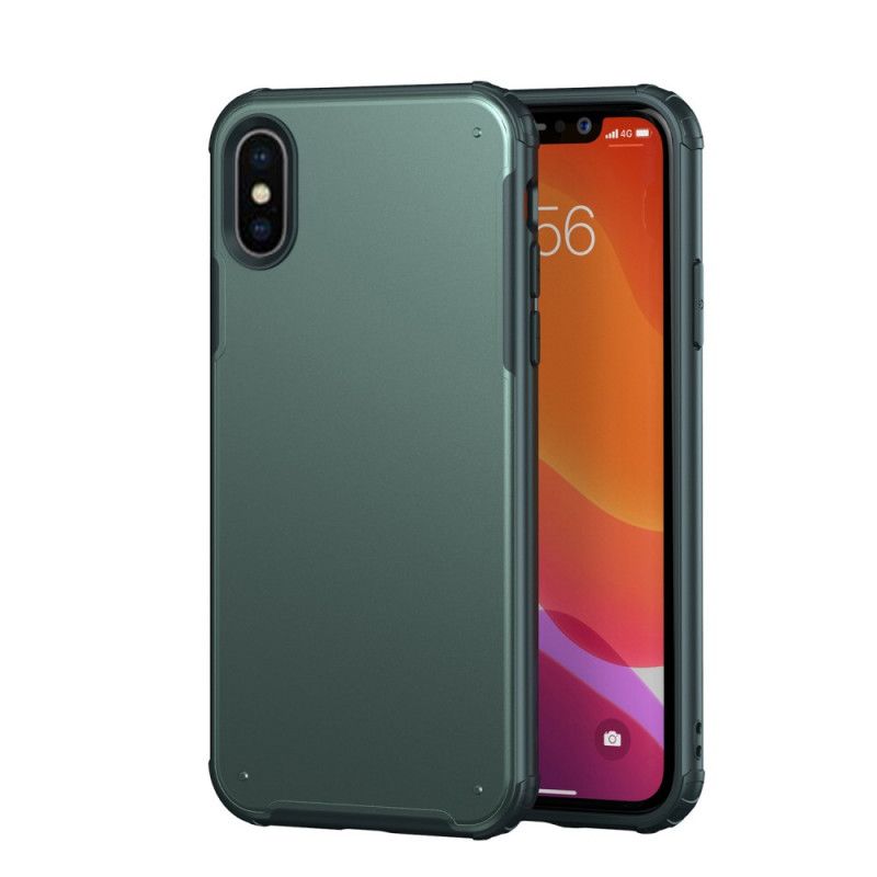 Skal iPhone X Svart Matt Hybrid