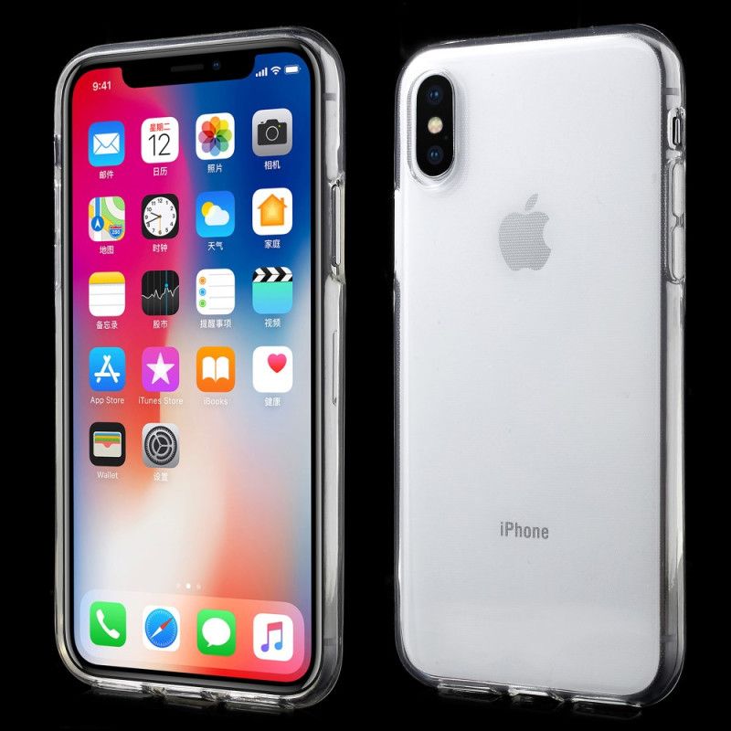 Skal iPhone X Transparent Flexibel